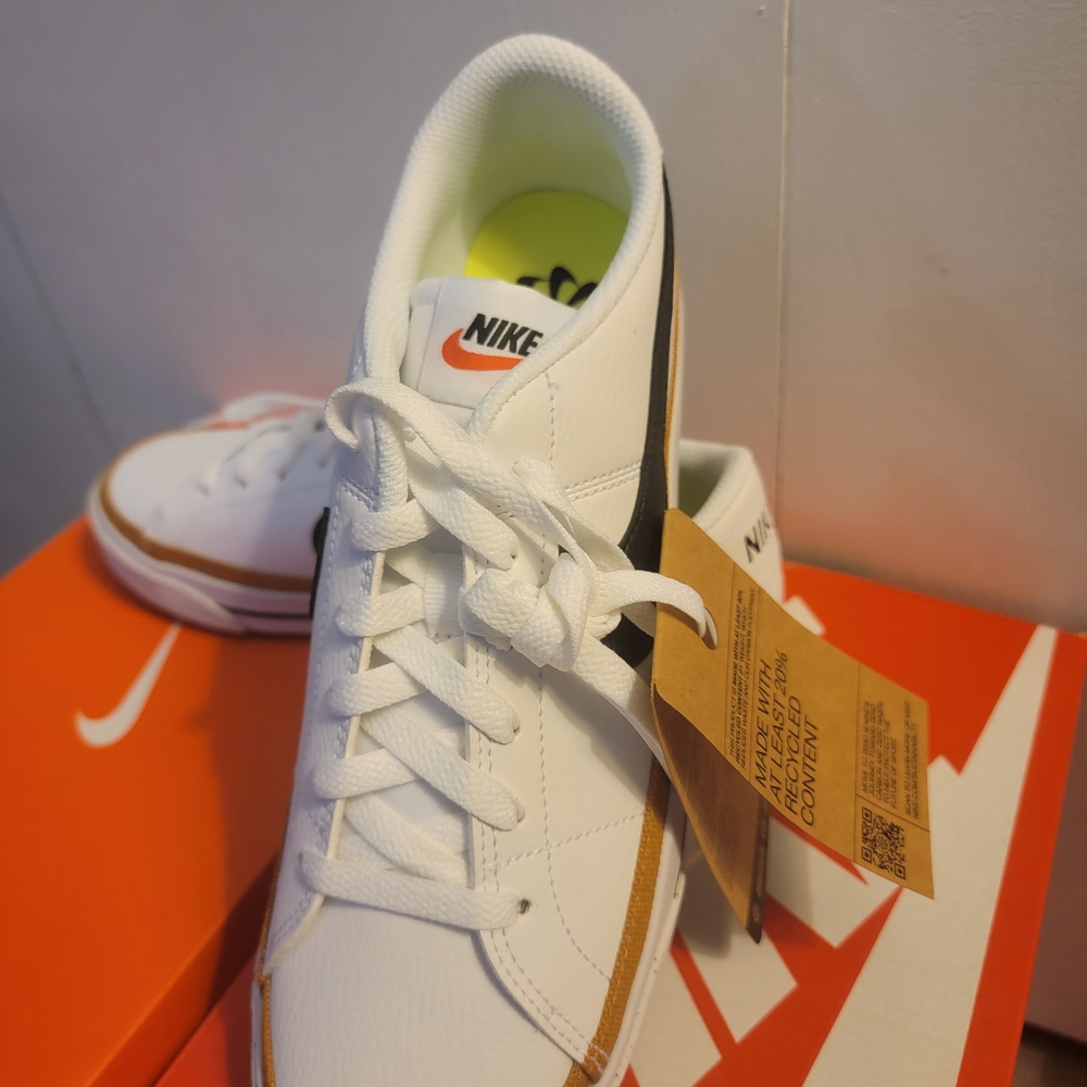 Nike Women's Court Legacy White/Black Gold Sneakers